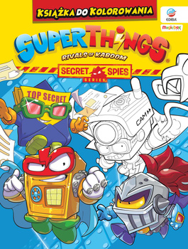 Książka do kolorowania SuperThings Secret Spies