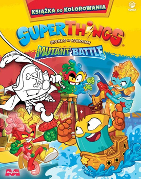 Książka do kolorowania SuperThings Mutant Battle