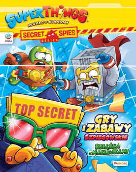 Książka z naklejkami SuperThings Secret Spies