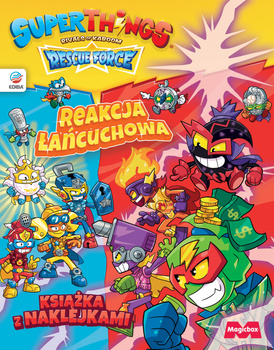 Książka z naklejkami SuperThings Rescue Force