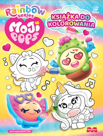 Książka do kolorowania MojiPops Rainbow
